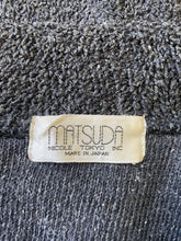 Vintage Matsuda Charcoal Gray Terrycloth Blazer