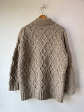 Vintage Ralph Lauren Oatmeal Cable-knit Cardigan