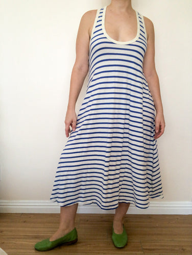 The Great Swing Stripe Tank Dress