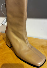 About Arianne Tan Leather Square Toe Booties Sz. 36/5.5 US