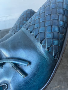 Vintage Harris Men’s Blue Leather Shoes