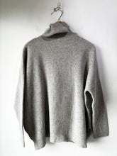 Demylee Grey Wool Turtleneck Sweater