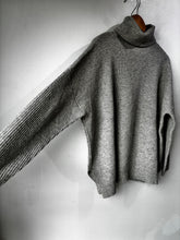 Demylee Grey Wool Turtleneck Sweater