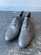 Vintage Gianfranco Puccini Grey Leather Shoes