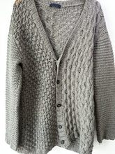 Tim Hamilton Grey Two-Ply Cardigan