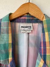 Vintage Paquette Plaid Blazer