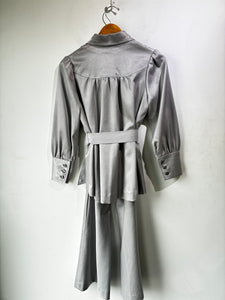 Grey Polyester Leisure Suit