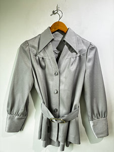 Grey Polyester Leisure Suit