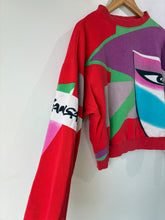 Kansai Multi Color Abstract Face Sweatshirt