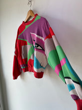 Kansai Multi Color Abstract Face Sweatshirt