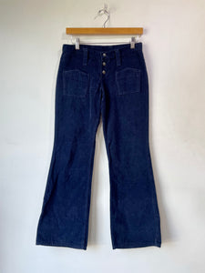 Vintage Wrangler Navy Corduroy Wide Leg Pants