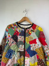 Handmade Vintage Multicolor Patchwork Quilt Jacket