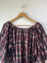 Ace & Jig Brown and Pink Plaid Blouse Top