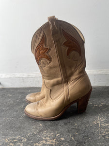 Vintage Dingo Heeled Cowboy Boots