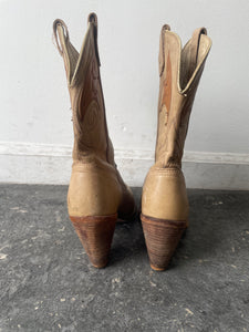 Vintage Dingo Heeled Cowboy Boots