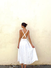Vintage Calvin Klein Linen Apron Dress