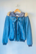 Habitual Lined Denim Jacket w/ Faux Fur Hood