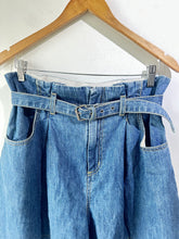 Rachel Comey High Waist Belted Denim Shorts