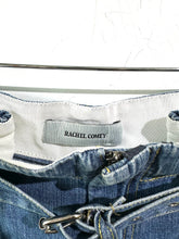 Rachel Comey High Waist Belted Denim Shorts