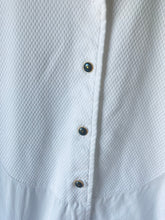 Vintage J. Peterman White Tuxedo Shirt