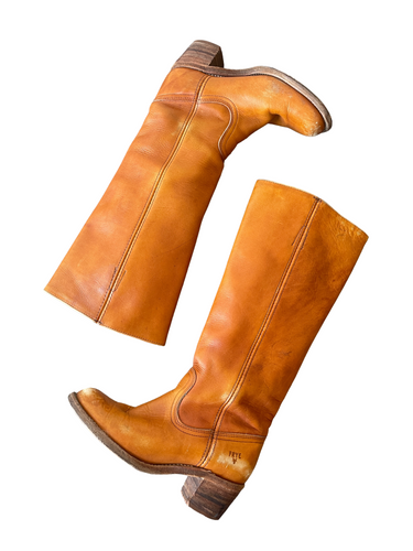 Vintage Frye Brown Campus Boots 6.5