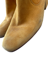 Rachel Comey Yellow Suede Ankle Boots 8