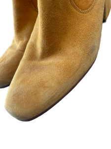 Rachel Comey Yellow Suede Ankle Boots 8