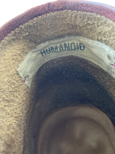 Humanoid Brown Suede Wedge Booties 38
