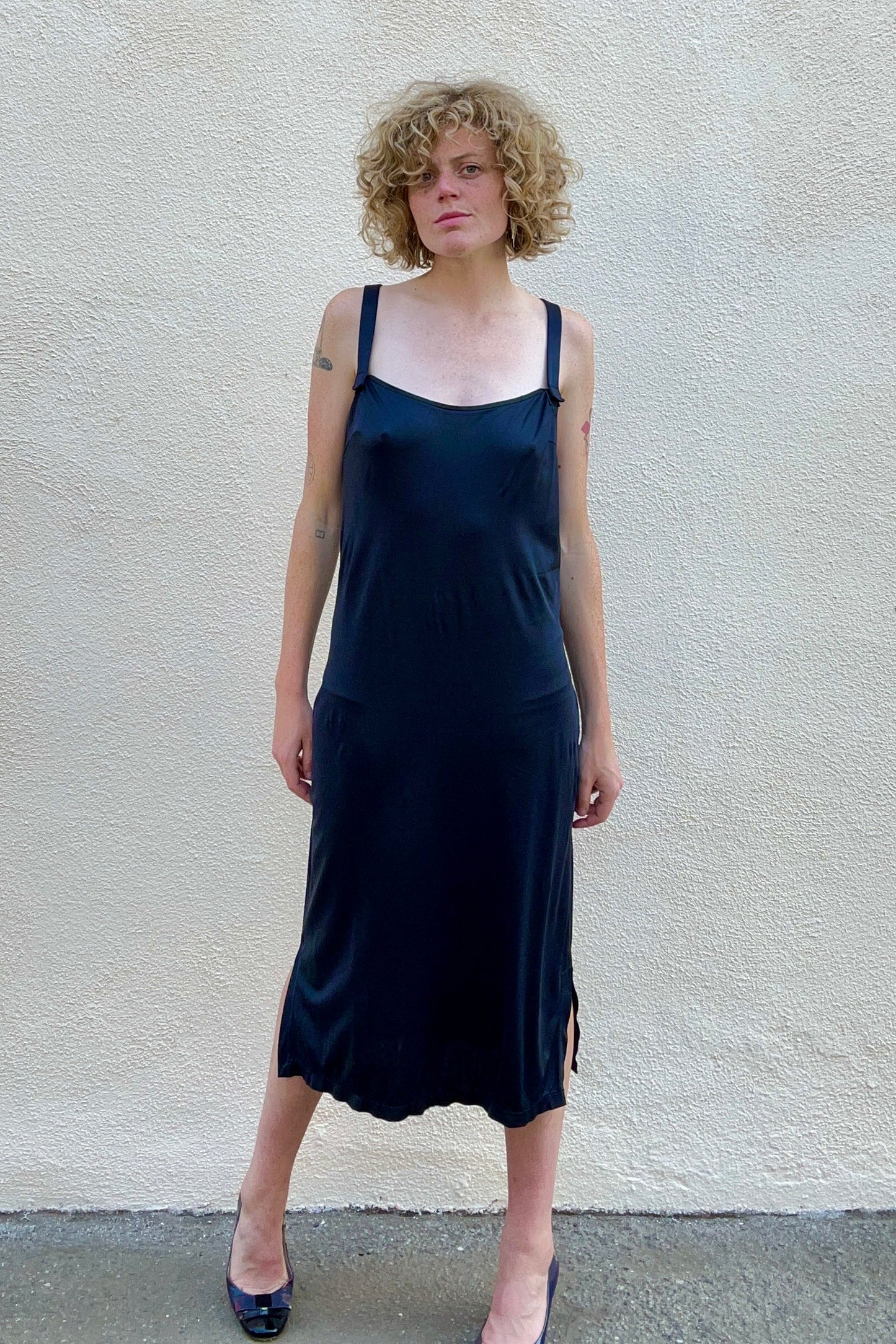 Vintage Dolce & Gabbana Black Slip Dress – The Curatorial Dept Vintage Dolce & Gabbana Black Slip Dress – The Curatorial Dept