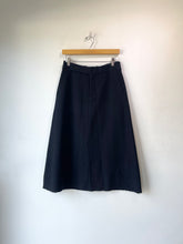 Comme des Garcons Robe de Chambre Navy Wool Skirt