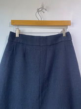 Comme des Garcons Robe de Chambre Navy Wool Skirt