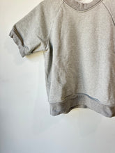 Grey Short Sleeve Sweatshirt
