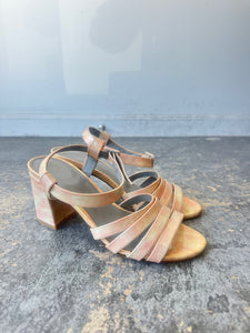 Maryam Nassir Zadeh Iridescent Pearl Sandals