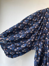 Cotton Conscious Blue & Black Floral Dress