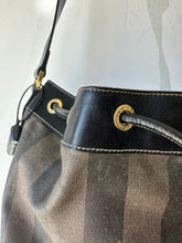 Vintage Fendi Wide Striped Bucket Bag