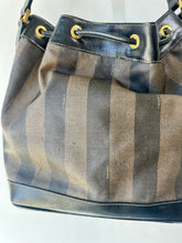 Vintage Fendi Wide Striped Bucket Bag