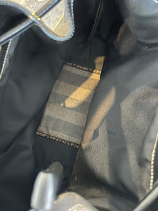 Vintage Fendi Wide Striped Bucket Bag