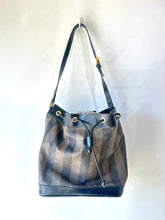 Vintage Fendi Wide Striped Bucket Bag