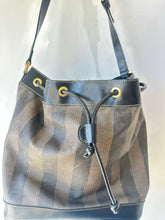 Vintage Fendi Wide Striped Bucket Bag