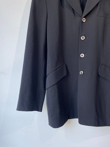 Vintage Matsuda Black Lightweight Wool Blazer