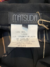 Vintage Matsuda Black Lightweight Wool Blazer