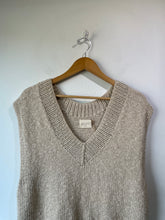 Jaggery London Cream Knit V-Neck Vest