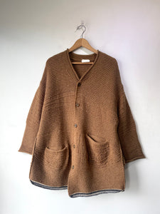 Vintage Matsuda Brown Loose Knit Cardigan