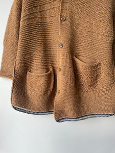 Vintage Matsuda Brown Loose Knit Cardigan