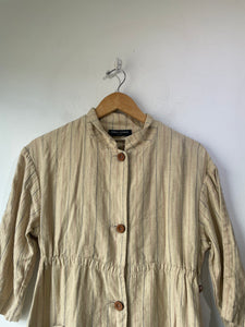 Vintage Yoshi Kondo Striped Linen Jacket