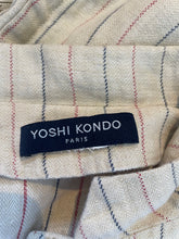 Vintage Yoshi Kondo Striped Linen Jacket