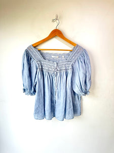 Doen Anneth Top in French Blue 