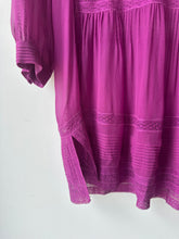 Vintage Philosophy Sheer Purple Lace Dress