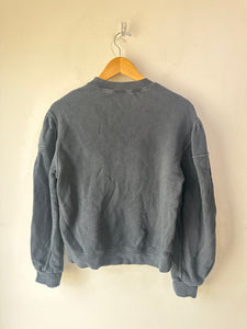 Ulla Johnson Black Puff Sleeve Sweatshirt