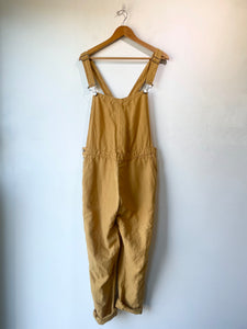 Hartford Mustard Yellow Linen Overalls